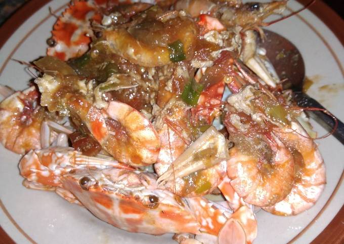 Kepiting  sos tiram