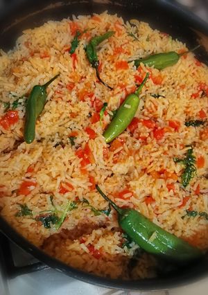 Una foto de Arroz a la mexicana 😋