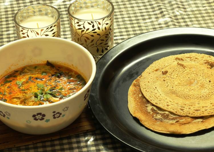 Super Fast Wheat Dosa -Why go through the chapati making procedure?