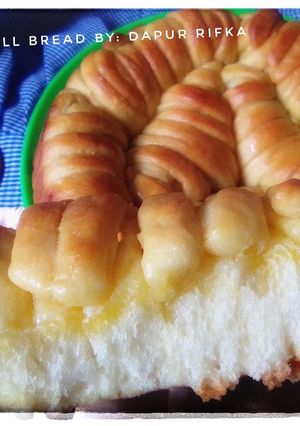 Foto resep Wool Roll Bread (No Knead,eggless)