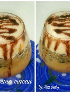 Foto resep Es cappucino cincau ☕