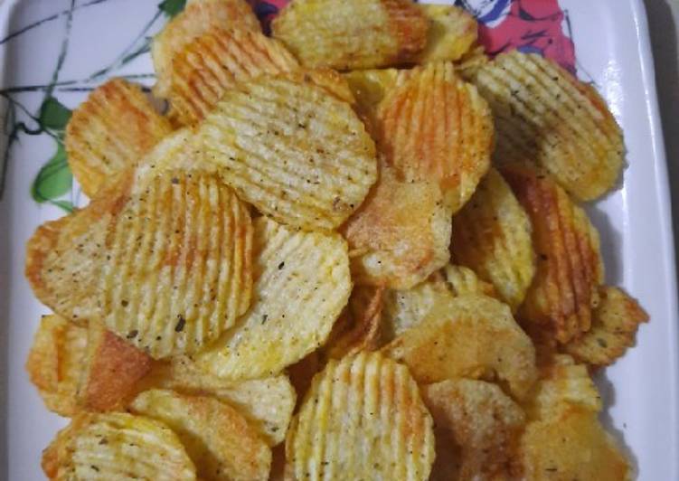 Easy Way to Cook Super Quick Potato Wafers Recipe