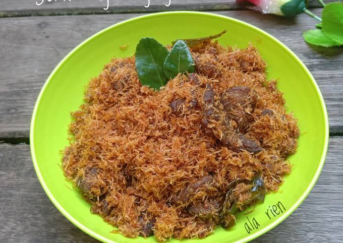 Menu Serundeng Daging yang Bikin Ngiler Lezat