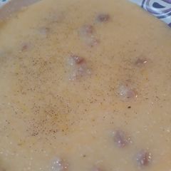 A picture of Christmas Eve Grits.