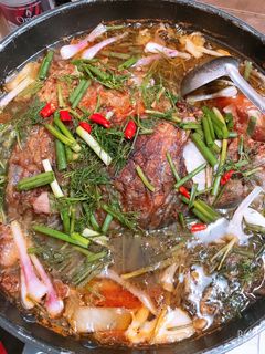 Hình của món Cá chép ươm dưa.