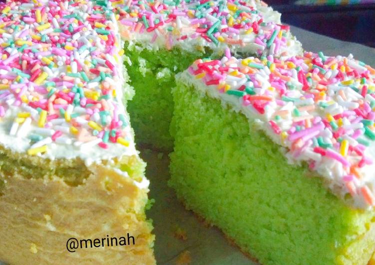 Anti Ribet, Buat Bolu Pandan Panggang gampang