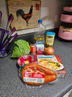 A picture of Cabbage Kielbasa Pierogies Dinner.