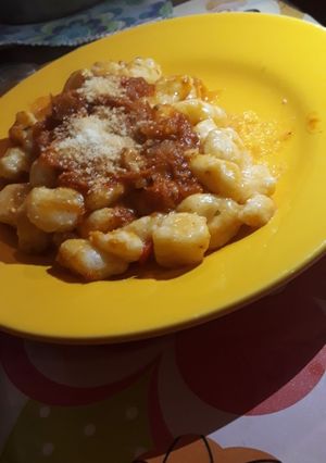 Una foto de Ñoquis de papa y Ricota!