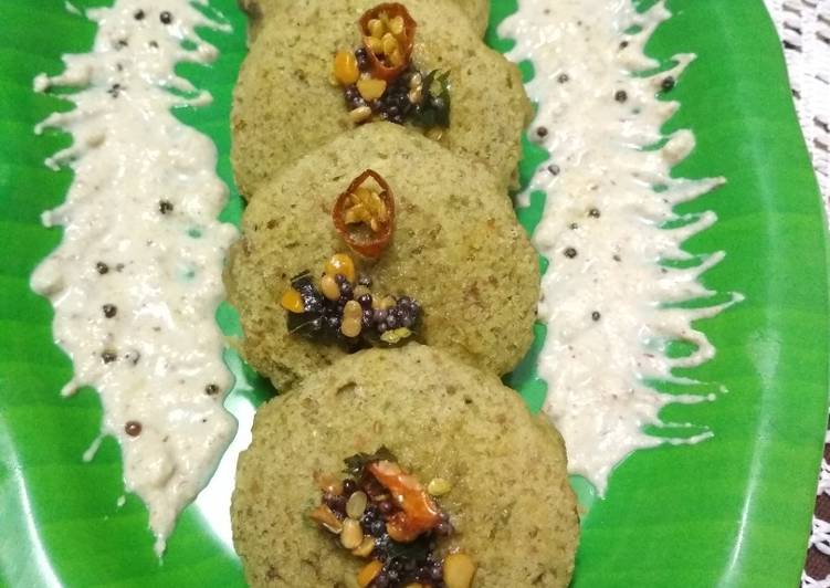 Recipe of Any-night-of-the-week Whole moong dal idli