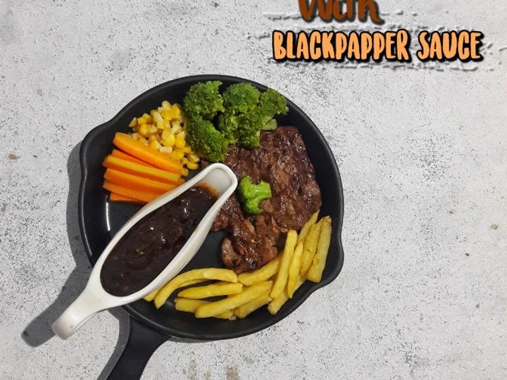 Cara Mudah Membuat Resep Tenderloin Steak With BlackPapper Sauce yang Bisa Manjain Lidah Anti Ribet, Menggugah Selera