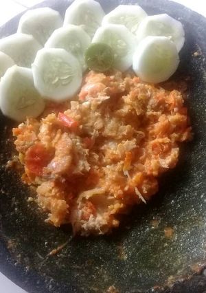 Foto resep Ayam geprek pedasss...