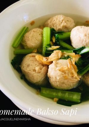 Foto resep Homemade Bakso Sapi Asli tanpa MSG