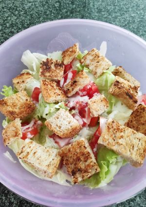 Foto resep Caesar Salad Simple dan Ekonomis