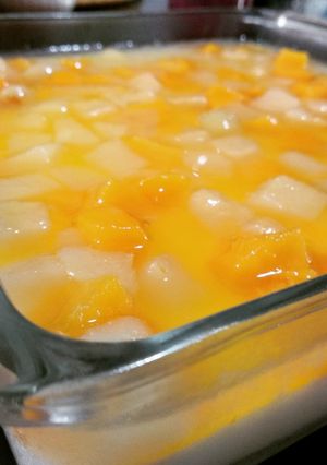 Foto resep Puding Sutra toping buah