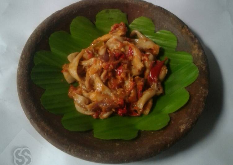 Bahan 240. Sambal bawang jamur tiram | Cara Membuat 240. Sambal bawang jamur tiram Yang Bikin Ngiler