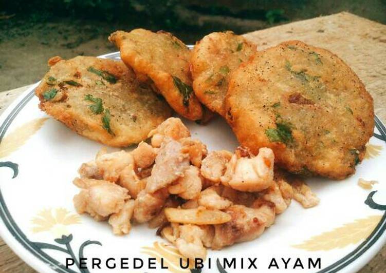 Pergedel Ubi mix Ayam No MSG #indonesiamemasak