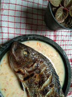 Foto resep Nila bakar kuah santan