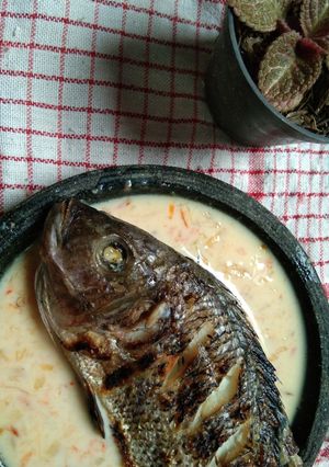 Foto resep Nila bakar kuah santan