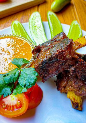 Foto resep Iga Bakar Sambal Terasi Kacang ala Chef Muhammad