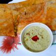 Stuffed Rava Dosa with shezwan twist