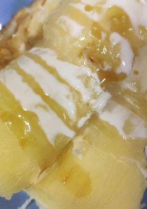 A picture of Steam tapioca roots.