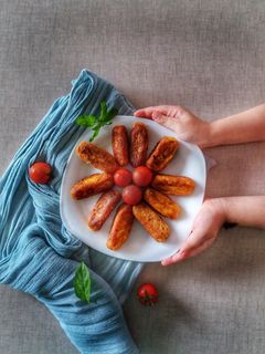 عکسی از دستور کتلت سیب زمینی هما