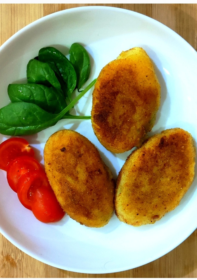 Фото ~Картофельные зразы с мясом и грибами~.