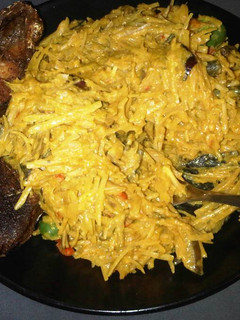 A picture of Abacha (African Salad).