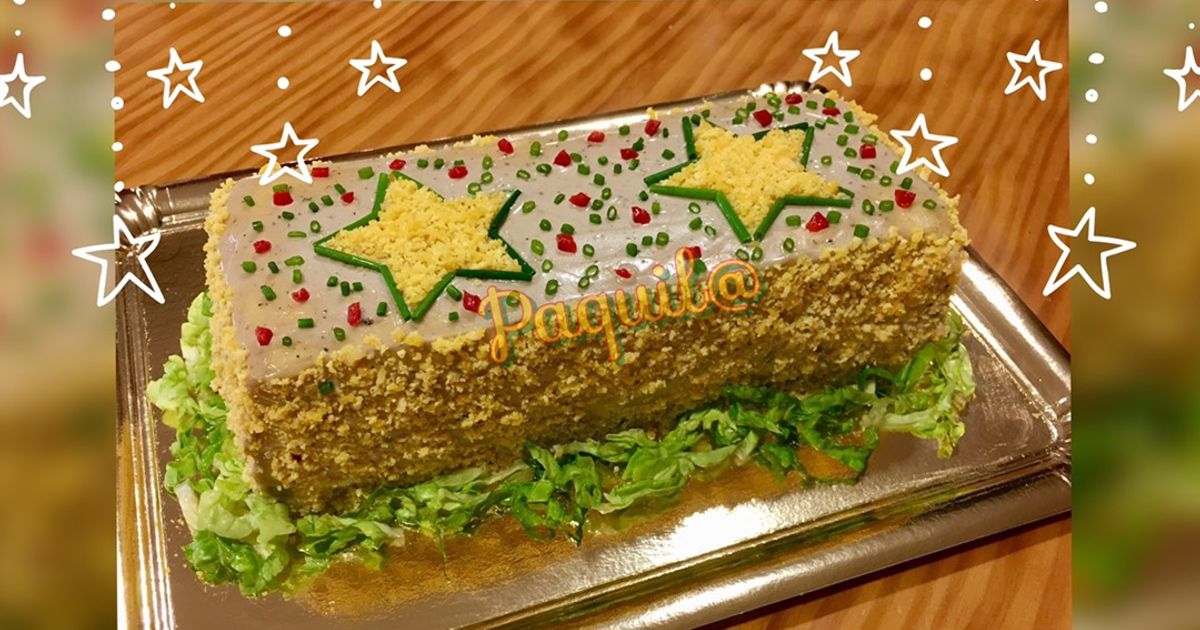 Receta muy rica de pastel de navidad rectangular compartida por un ...