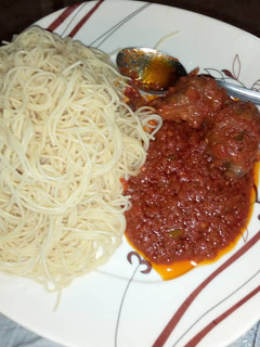 A picture of Taliya da stew.