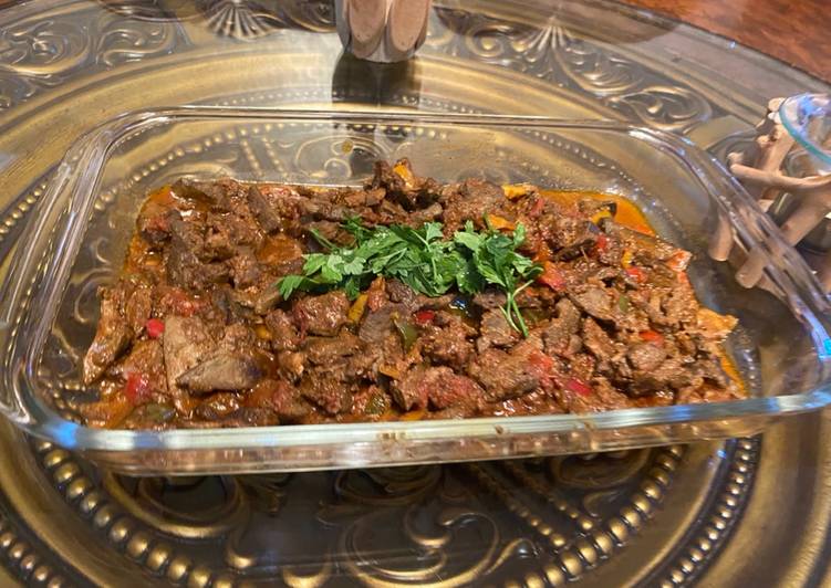 طاجن الكبدة