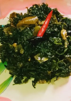 মেথি শাক ভাজা(Methi Saag bhaja Recipe In Bengali) রেসিপির প্রধান ছবি