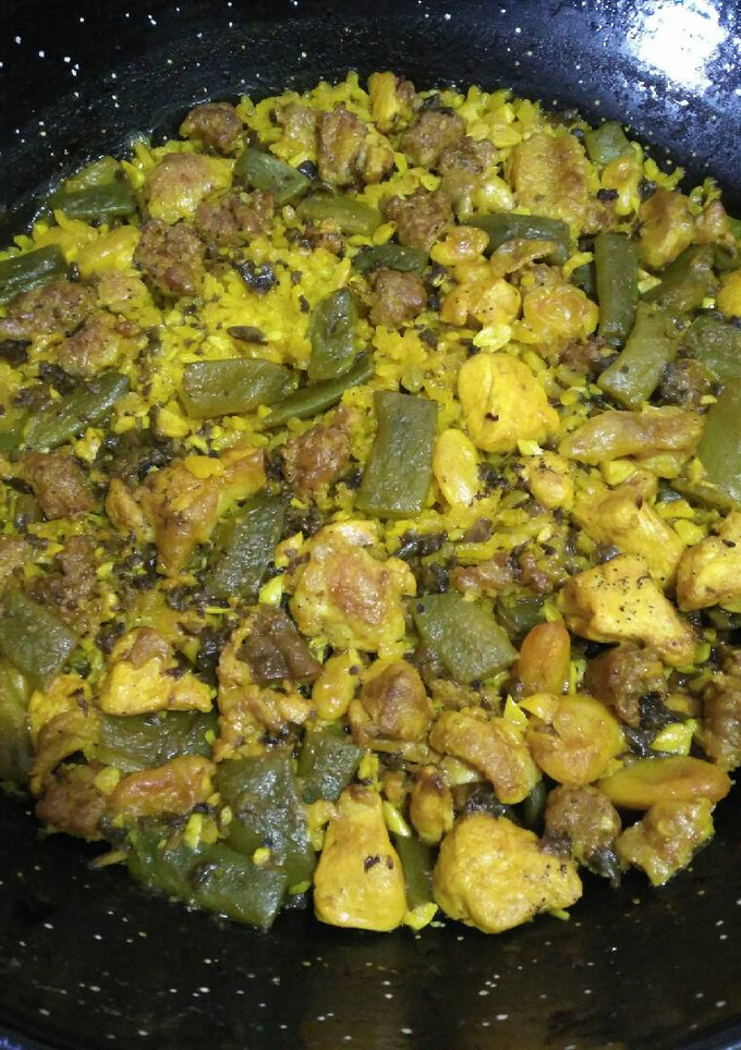 Una foto de Arroz con pollo al horno