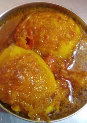 ডিম কষা (dim kosha recipe in Bengali) রেসিপির প্রধান ছবি