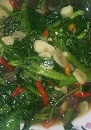 Foto resep Tumis kangkung praktis