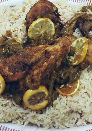صورة لوصفة اسهل دجاج بالفرن ع طريقتي 😋🍛