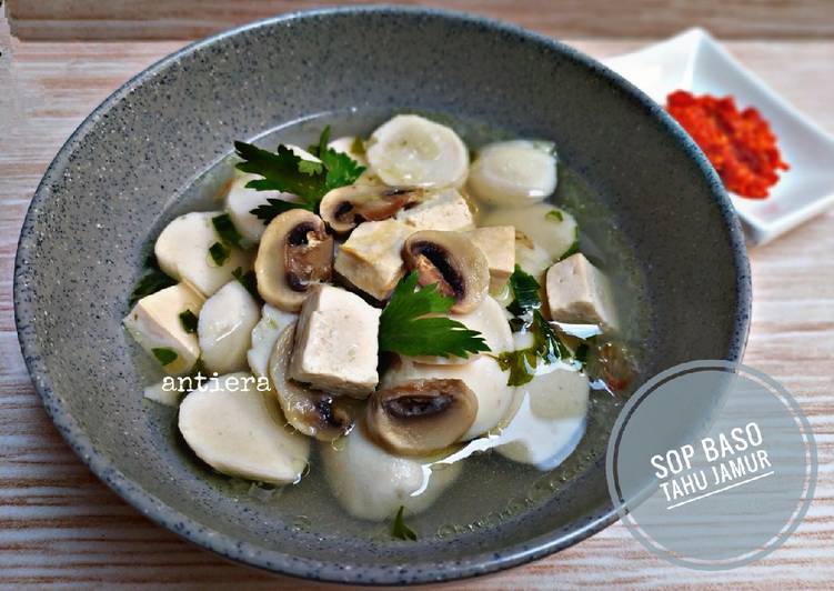 Sop Baso Tahu Jamur ๐