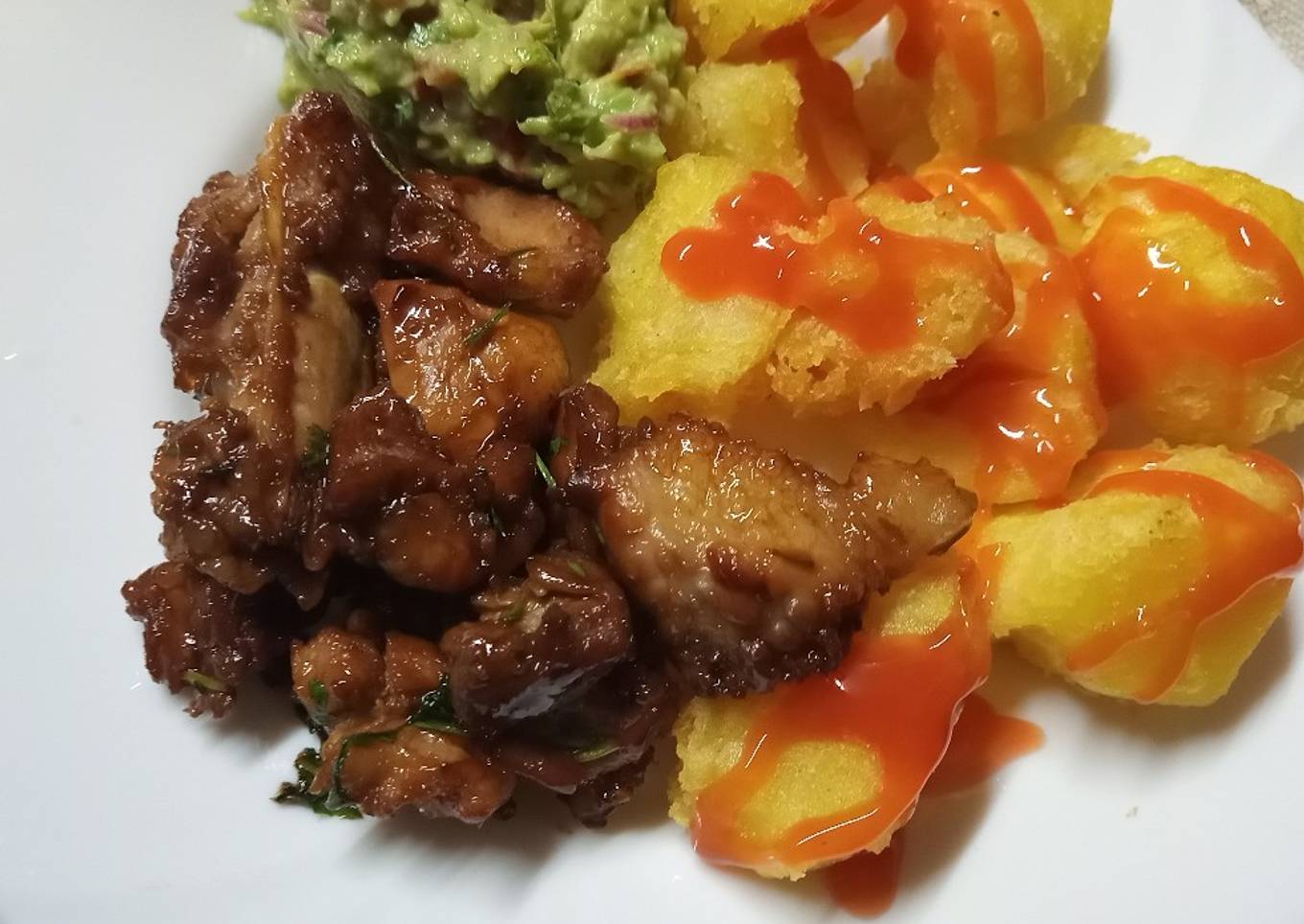 Pork in honey and soy sauce