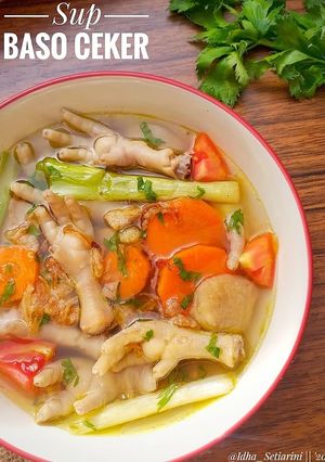 Foto resep Sup Baso Ceker
