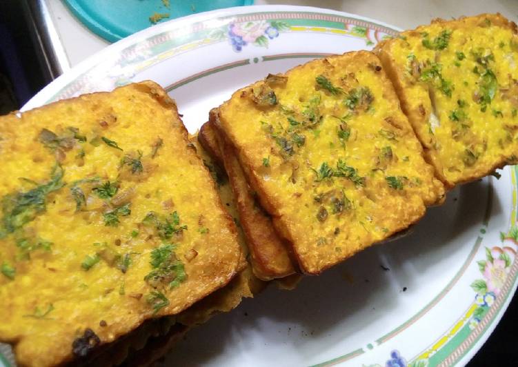 Recipe of Award-winning Bread besan toast