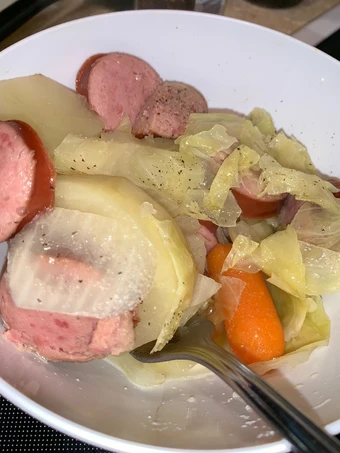 Easy Way Prepare Recipe Slow Cooker cabbage, sausage, &amp; potatoes that is  Makes Drooling, So Delicious}