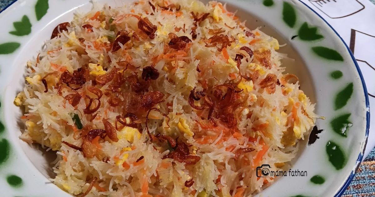 Bihun goreng putih
