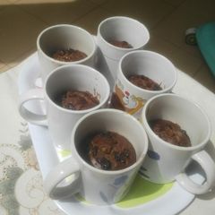 A picture of Chocolate banana loaf in a mug!.