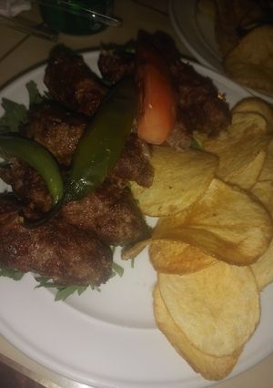 A picture of Arabic kebab.