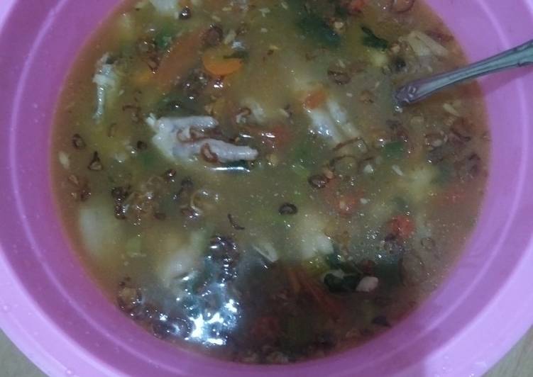 Bagaimana Membuat Sop ceker kerikit kerikit Anti Gagal