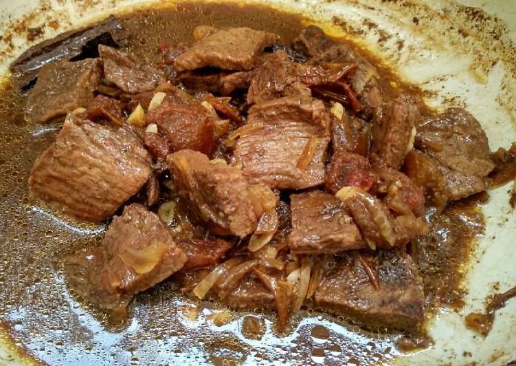 Resep Bakar belanga (daging sapi ungkep) Anti Gagal