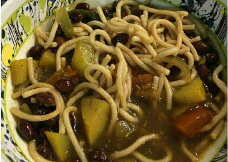 Veg Spaghetti Soup