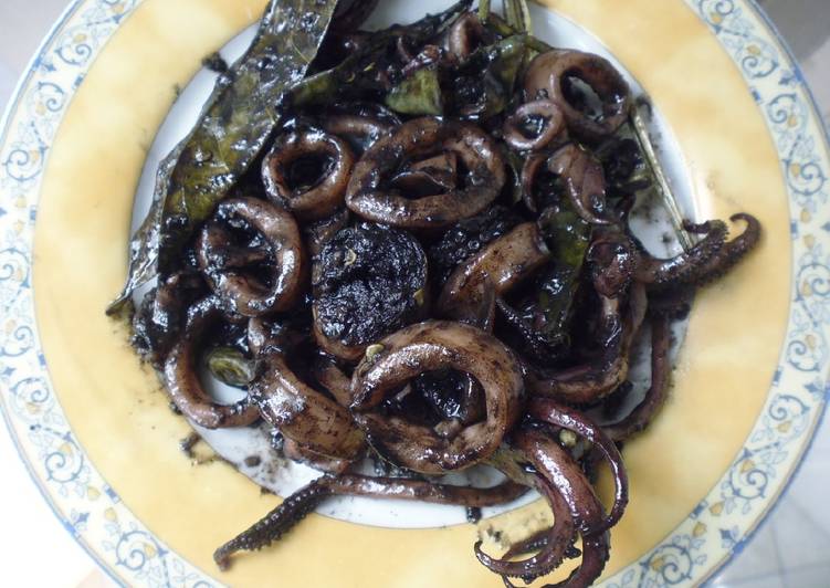 Resep Cumi Tinta Hitam Lezat