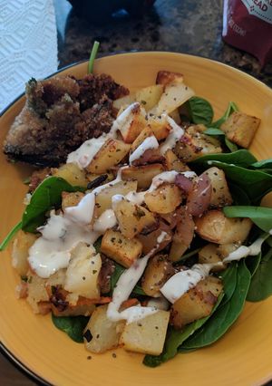 Una foto de Ensalada de papa diferente🌿