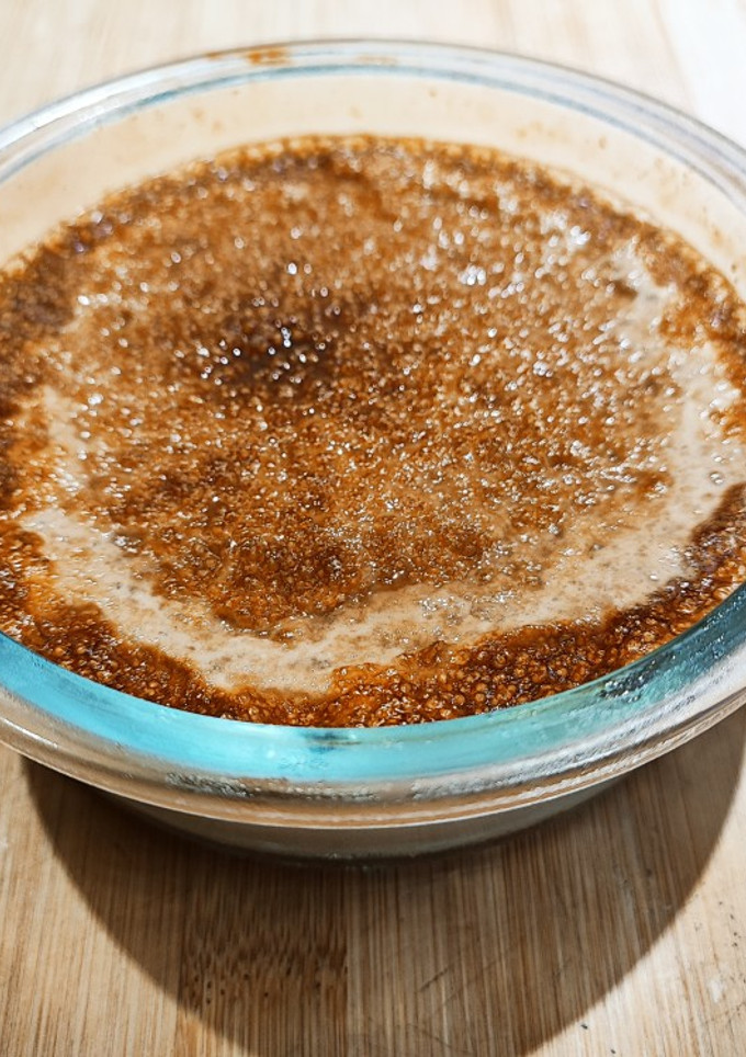 Una foto de Puding proteico